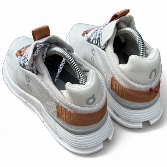 ON Running Cloudnova White Pearl / Brown - Women’s Size 8.5/ EUR 40 - Picture 5 of 10